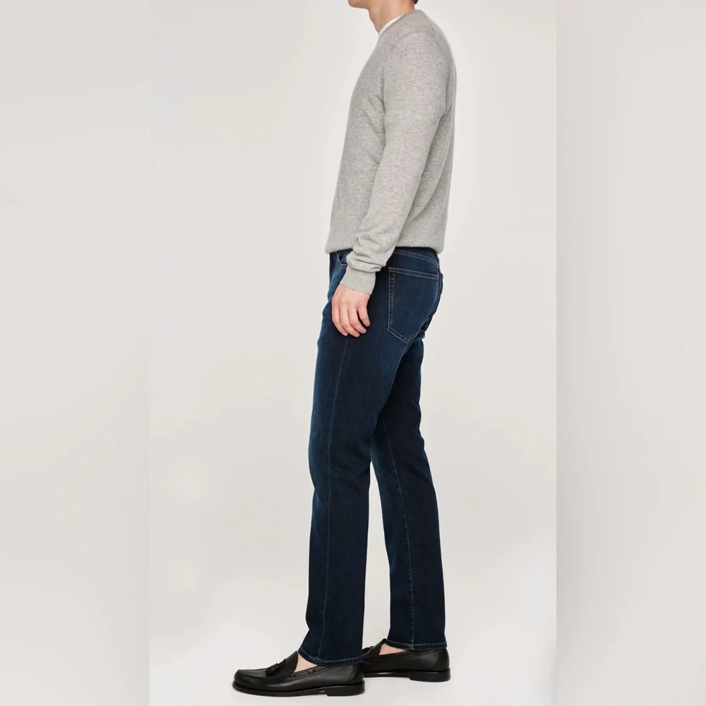 Russell Slim Straight Blue Jeans‎ Thunderbird (Dark Indigo) 34x32 Denim